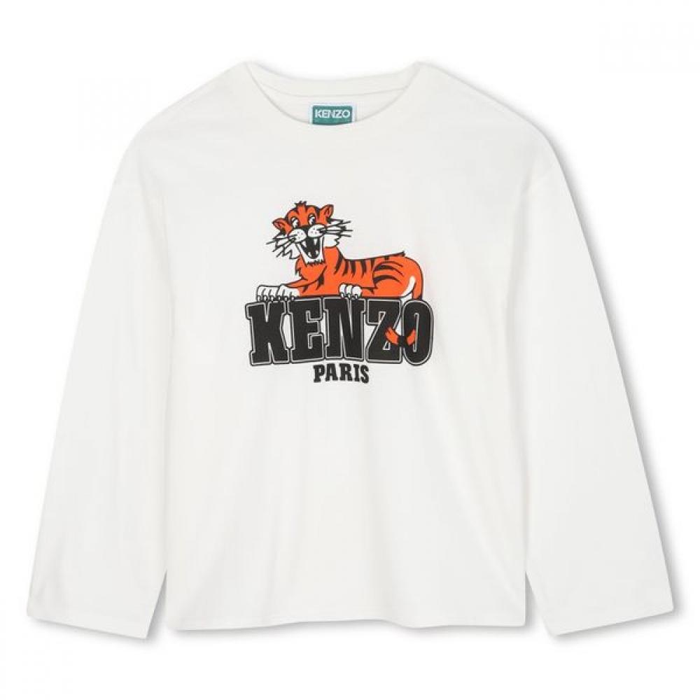 Kenzo Kids Funny Tiger T shirT z256afT411 white/6Age_114CM