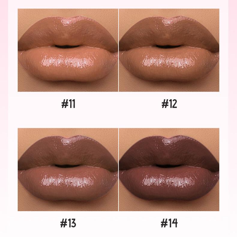 Set pentru buze cu nuanță de fructe de pădure, de lungă durată, anti-crăpare și uscăciune, ușurează liniile de buze. Set de balsam pentru buze. luciu.