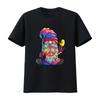 Hippie Gnomes T Shirt Tie Dye Peace Vintage Washed Homme Graphic Top For Everyday Wear Unisex Fashion Casual Versatile Slightly