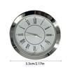 55MM Roman Silver Clock Head With Inlaid Craftsmanships Elegant Alloys For Home Office Store Decoration Corrosions Resistant