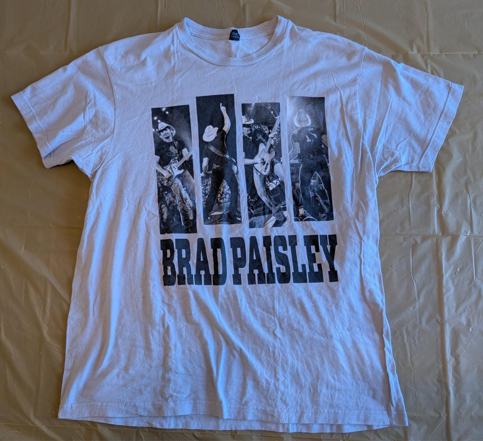 Brad Paisley Crushin’ It World Tour Shirt Mens XL Graphic T Country Unisex T-Shirt XXXXL