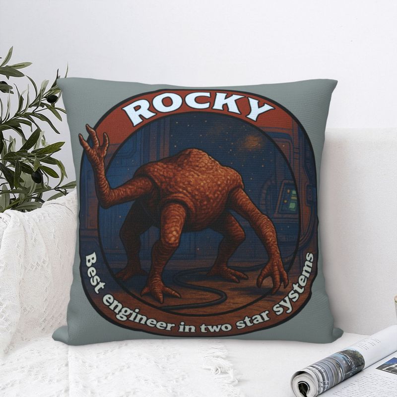 Custom 2026 New Rescue Plan Funny Projects Hail Mary Rocky Pillow Case 40x40cm Chair Cushion Cover Square Pillowcase