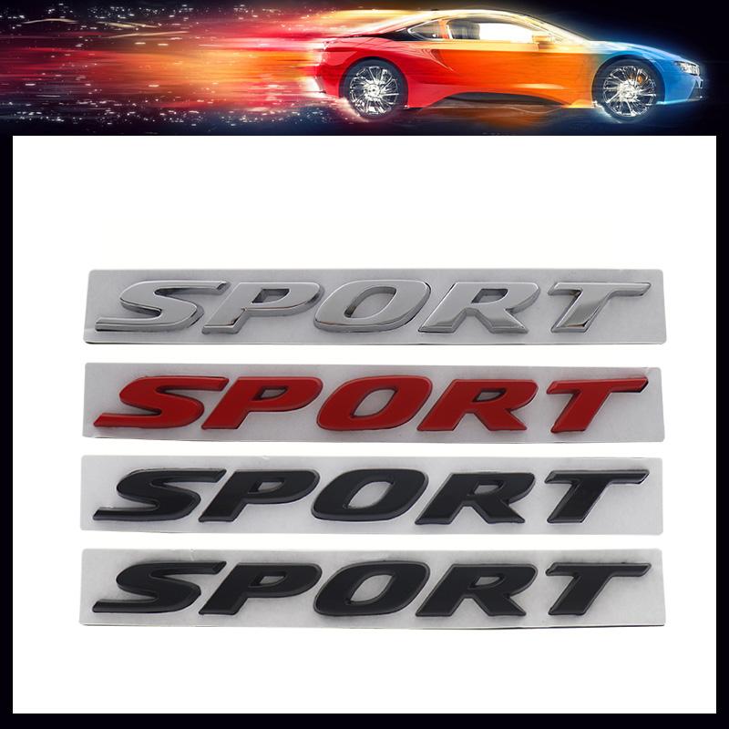 3D Car Styling Sport Letters car Hood Fender trunk Rear Bonnet Nameplate Decal Emblem Badge Sticker for Accord Civic Passport CRV