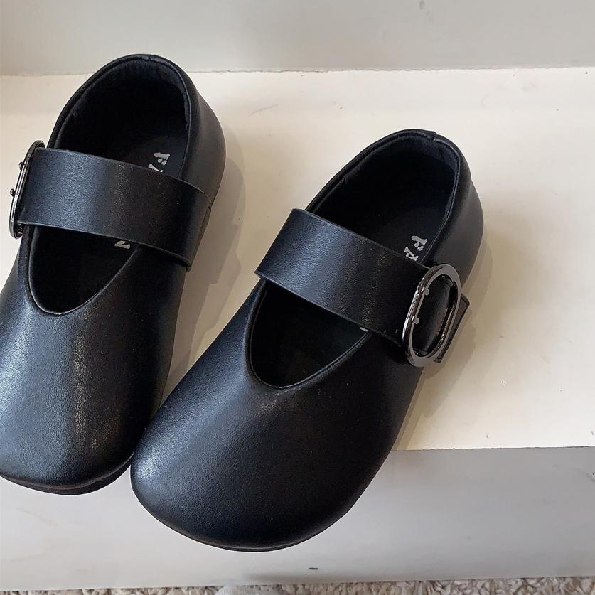 Mary Jane Children's Shoes Spring and Autumn Girls' Small Leather Shoes Soft Sole Princess Shoes Shallow Mouth Grandma Shoes