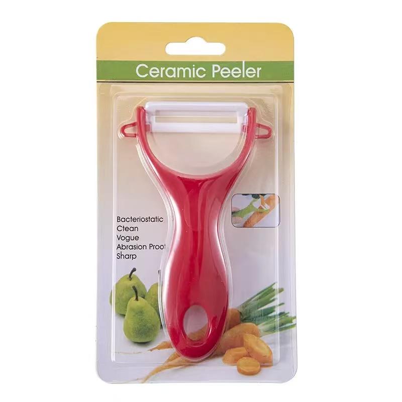 LMETJMA Ceramic Peeler 4 Color Vegetable Fruit Peeler Kitchen Potato Carrot Cucumber Peeler Peeling Kitchen Gadgets KC0113