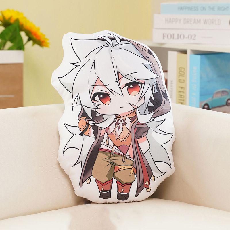 Genshin Impact 45cm Plush Doll Cushion Featuring Cozy Characters For Home Decor