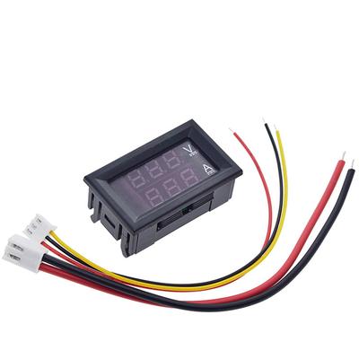 DC 10A Voltmetre Ampermetre Led Metre Göstergesi Araba Motosiklet Voltaj Akım Ölçer