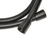 Black Color PVC Material Shower Plumbing Hose 1.5 Meter Length High Quality Pipe Shower Accessories