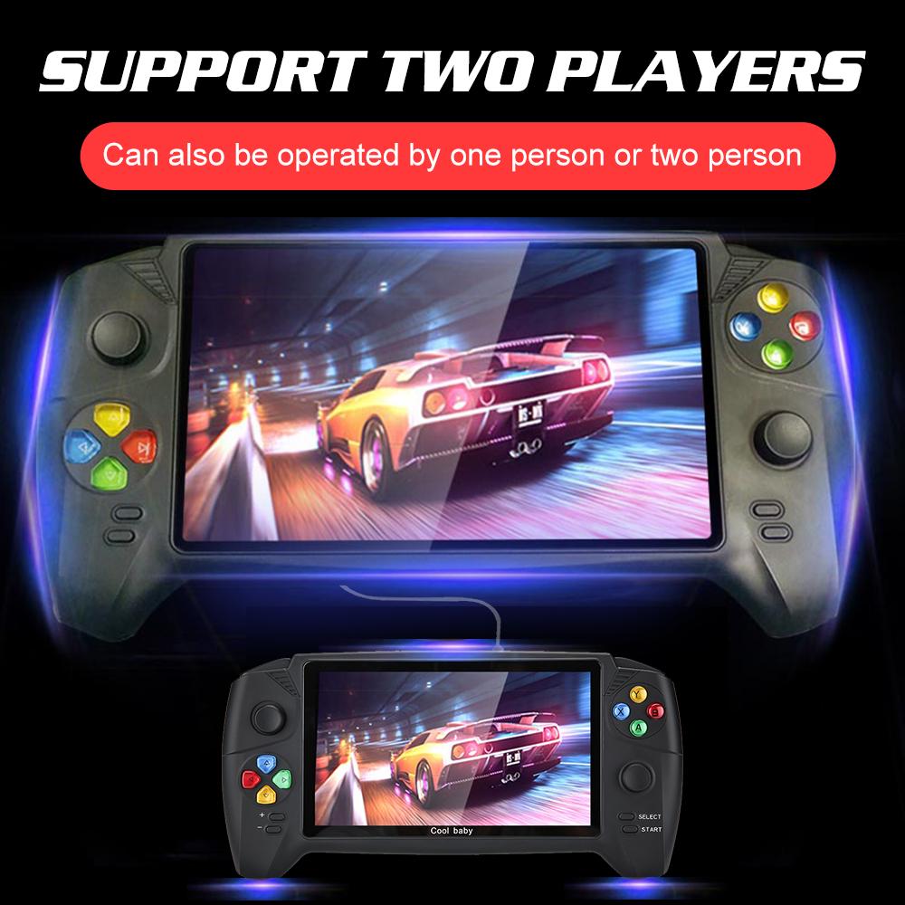 Buy RS-08 Handheld Game Video Game Console with Double Rocker 7in ...