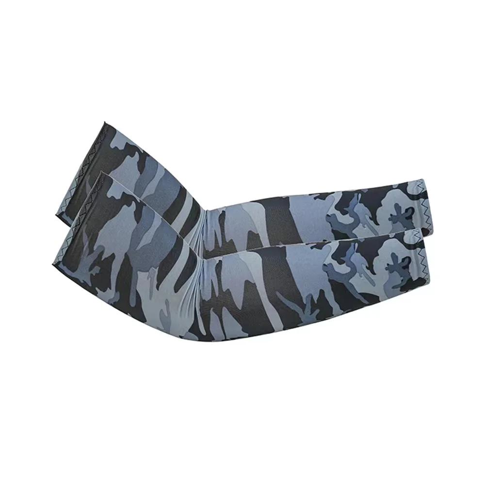 2Pcs Arm Sleeves Warmers Sports Sleeve Sun UV Protection Hand Cover Cooling Warmer Running Fishing Cycling