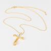 Elegant Cross Pendant Prayer Necklace Gift Shiny Rhinestone Women's Jewelry