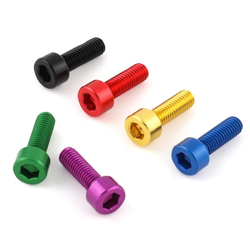 4pcs Road Bike Water Bottles Cage Bolt Bike Water Holder Fixed Screw Air Pumps Brackets Bolt Accessories