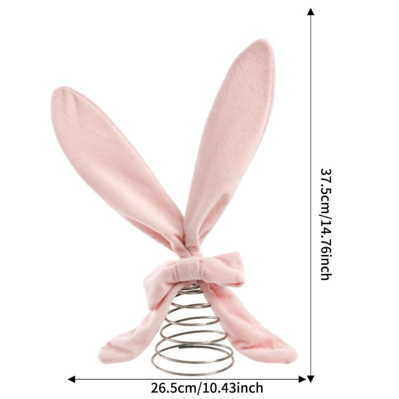 User Friendly Plush Easter Decoration Feature Lovely Rabbit Design for Tree Topping in Festival Season