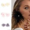 Long Feather Drop Earrings Eye Catching Decoration Ear Jewelry Suitable For Parties Concerts And Festive Celebrations