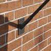 Flagpole Holder Black 10.5 X 7.5 X 0.25 Cm Steel