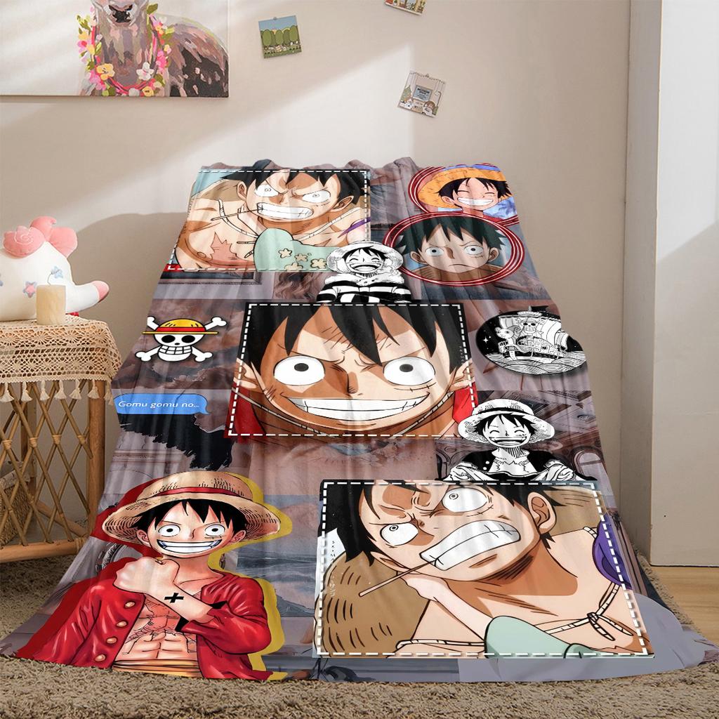 Luffy Luxury Flannel Lightweight Blanket Home Decor Sofa Bed Travel Cover Family Gift LXR140