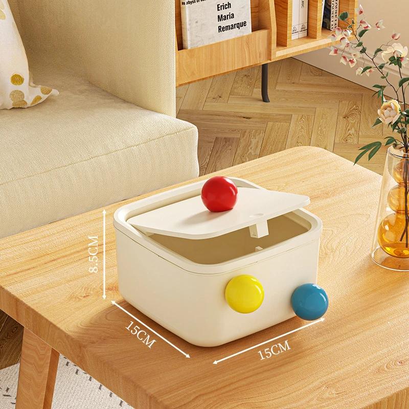 Creative Joker Smiling Face DIY Large Capacity Press Cap Garbage Bin Student Dormitory Living Room Bathroom Desktop Garbage Bin