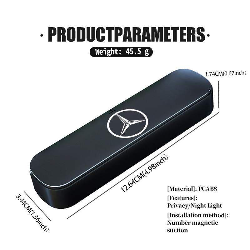 FRDN3 Hidden Mobile Phone Number Plates Car Temporary Parking Signs Accessories For Benz CITAN VITO SPRINTER CLS SLK Sport ML C200