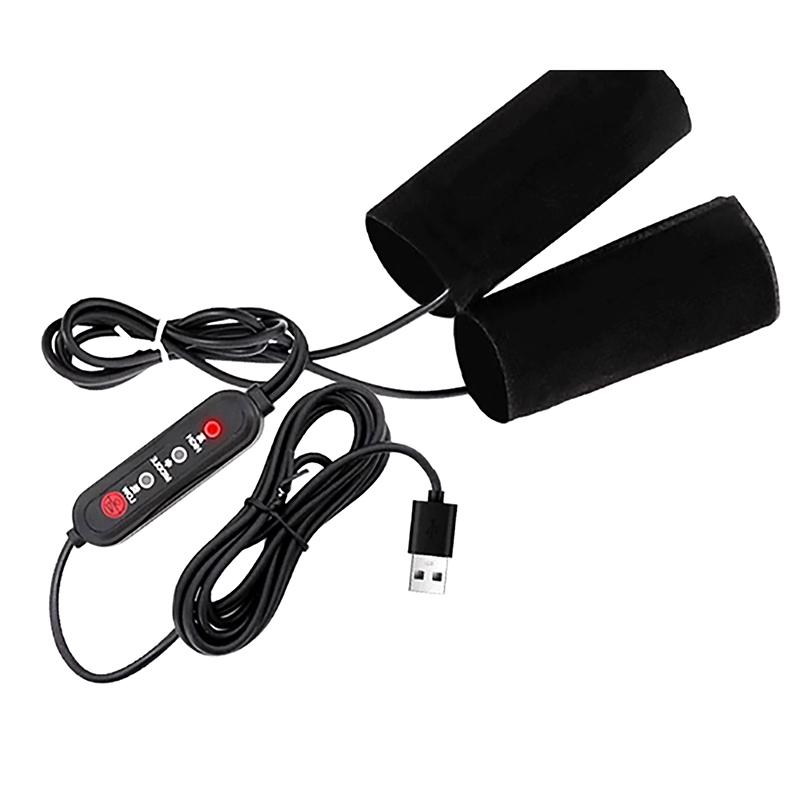 1Pair 5V 2A Usb Electric Motorcycle Heated Handlebar Cover 3 Gear Warmer Heated Handgrips Handle Cover Motorcycle Accessories