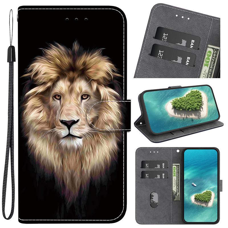 Stand Flip Wallet Case for Xiaomi Poco X6 X3 PRO X7 X6 5G X5 X4 PRO 5G X4 GT X3 NFC X3 GT Flip Painted Pattern Wallet Case