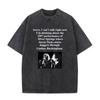 Fleetwood Mac Rumours Stevie Nicks Tişört Vintage Yıkanmış Oversize Sokak Giyimi Erkek Kadın Yaz Pamuk Kısa Kollu Grafik Tişört