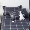 Three-Piece Winter Bed Set: 1.5m Washed Cotton Quilt, Pillowcase, Cover