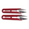 12pcs U Shaped Scissors Professional Stainless Steel Threading Scissors for Needlework Craft Art Work Manual Handicraft   Tool