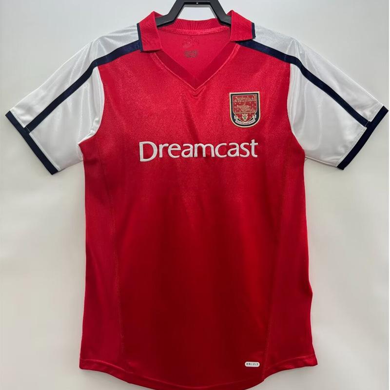 0102 Arsenal jersey home away Ljungberg Bergkamp Campbell fan edition football jersey retro version S