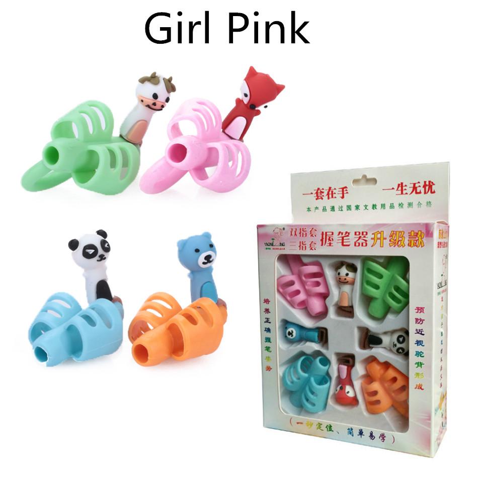 1/3 buc. Suport pentru creion pentru copii, pentru copii, pentru practica de învățare, stilou din silicon, dispozitiv de corectare a posturii pentru studenți.