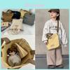 Childrens Canvas Crossbody Bag With Reinforced Seams For School And Daily Use