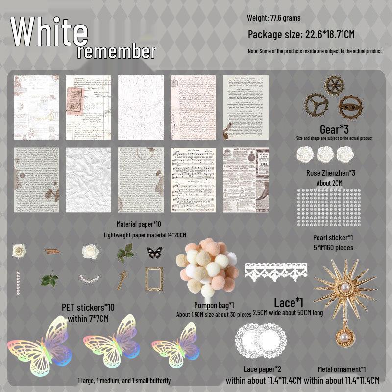Yuxian DIY Ita Bag Kit Vol. 2 - Ins Style Accessories for Handmade Decoration
