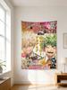 VIKAMA My Hero Academia Anime Tapestry Japanese Anime Style Decorative Wall Hanging Bohemian Hippie Style Dormitory Wall Decor