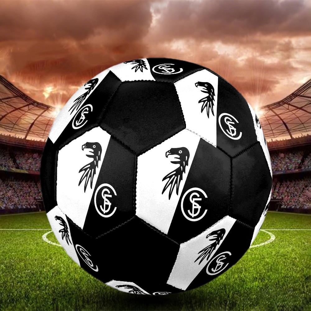 SC Freiburg Indoor Soccer Ball Colorful Machine Stitched PVC Size 5 Team Training Competition Ready Durable High-Bounce Cool Sports Gift