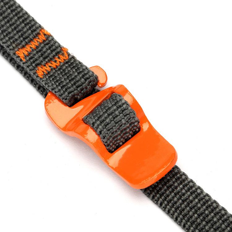 Quick Release Tie-Down Straps with Stainless Steel Hooks for Outdoor Travel Gear and Luggage