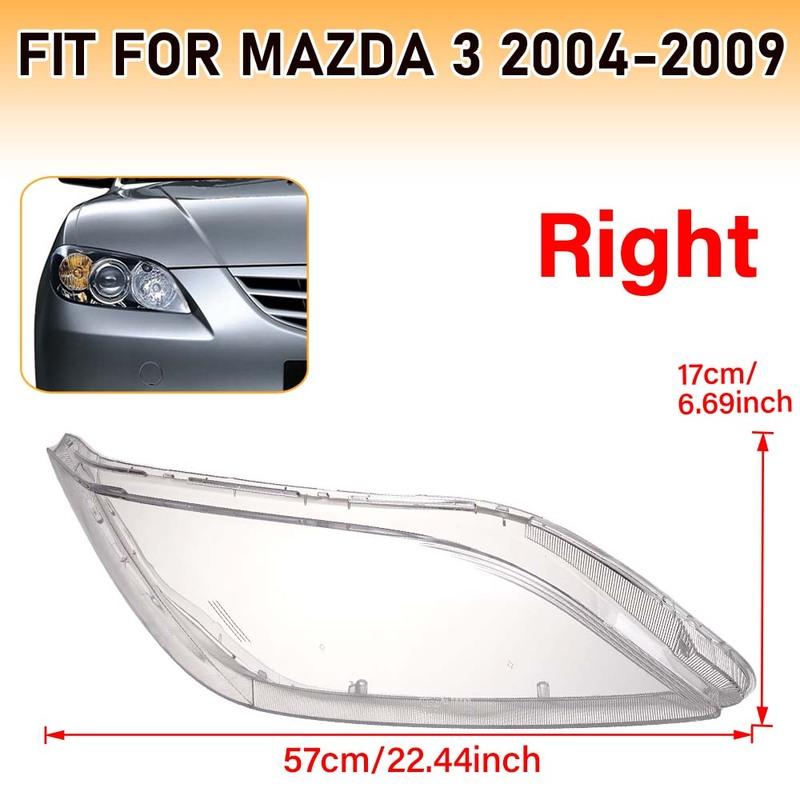 Suitable for The 04-09 Mazda 3 Headlight Cover, Classic Front Combination Light, Three Box Dedicated Headlight Cover