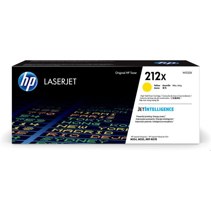 Toner - HP - 212X - Jaune - Grande capacité - 10000 pages