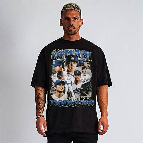 

SHOEI OHTANI FACES LOS ANGELES BLACK T SHIRTS Unisex T-Shirt M