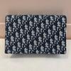 [Pre-Owned] Saddle Classic Monogram Removable Metal Chain Oblique Embroidery Fabric Saddle Bag - Excellent #4YIOJ8