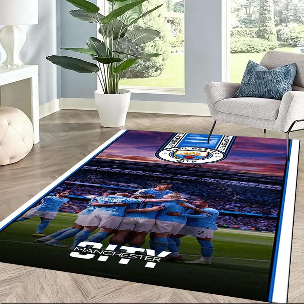 Manchester City Floor Rug Office Rug Perfect For Kitchen Dormitory Study Room Decorate Room Antislip Rug Office Home Decor Wedding Party Gift