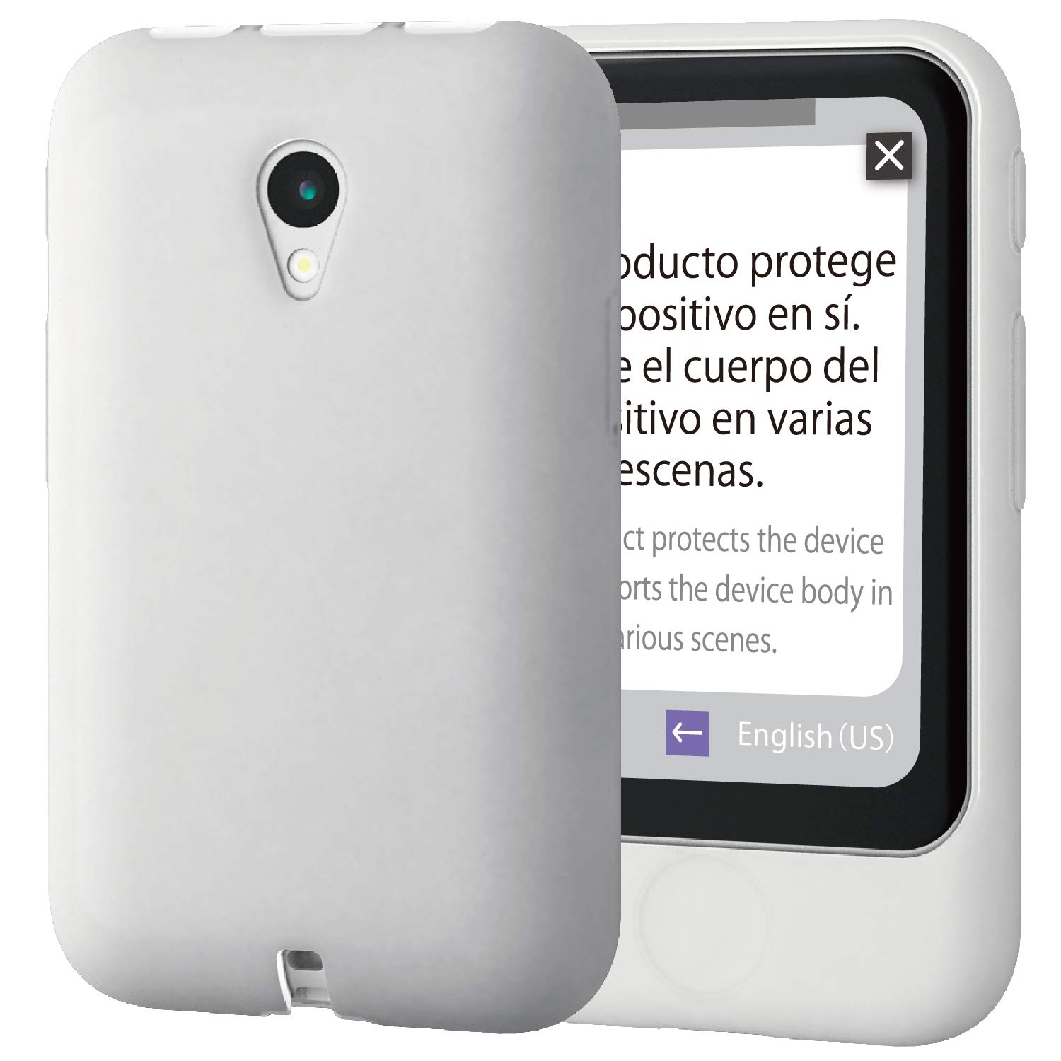 

ELECOM POCKETALK S Silicone Case with Strap, Clear, PM-PKTSSCCR