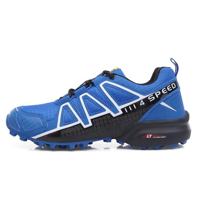 Men's Cross-Country Running Shoes, Breathable and Comfortable, Large Size, Suitable for Outdoor Sports and Casual Wear