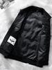 Men's Winter Shiny Padded Vest with Detachable Lapel 0909