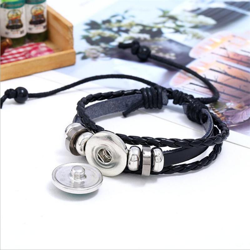 Luminous Twelve Constellation Artificial Gemstone Bracelet ;Beaded Rope Pu Leather 12 Constellation Woven Bracelet