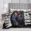 Monster Trucks Are My Jam Plush Blanket Girls Boys  Flannel Throw Blanket For Couch Chair Warm Custom Quality Bedspread Gift