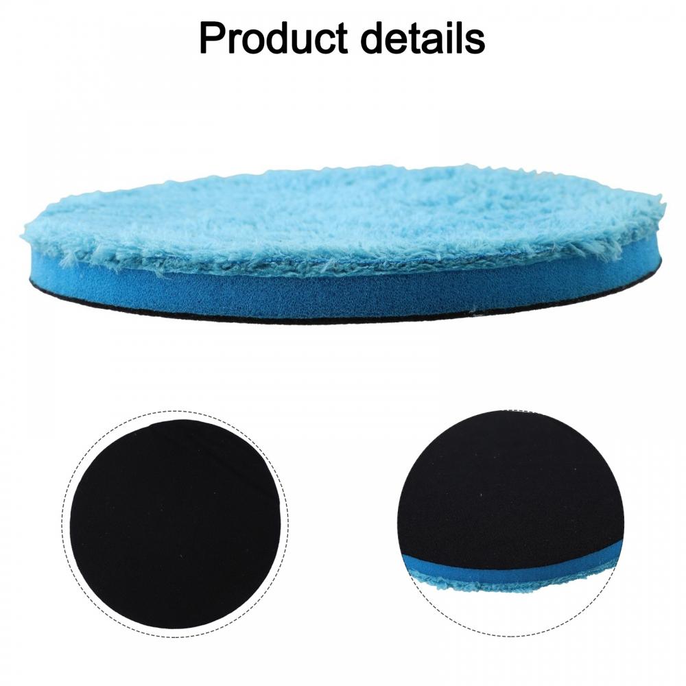 Polishing Pad Microfiber Sponge Polishing Plated Buffing Cleaning Accessory