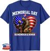 Memorial Day USA Flag Remember Honor Patriot Men Women Kids T-Shirt