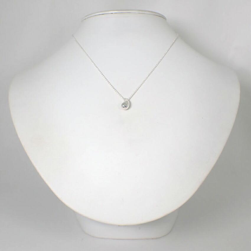 [Used] TIFFANY 925 Teardrop Pendant/Necklace/j109-5