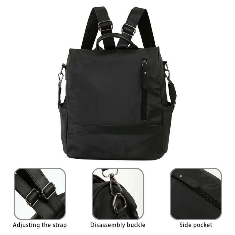 Zaino alla moda da donna impermeabile antifurto in tessuto Oxford per viaggi e uso quotidiano