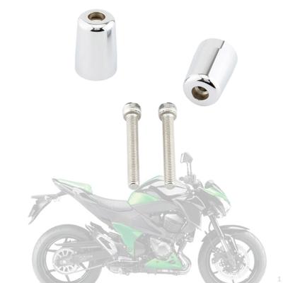 2x Handlebars End Caps Slider Grips Replacement for Kawasaki Z800 Z900