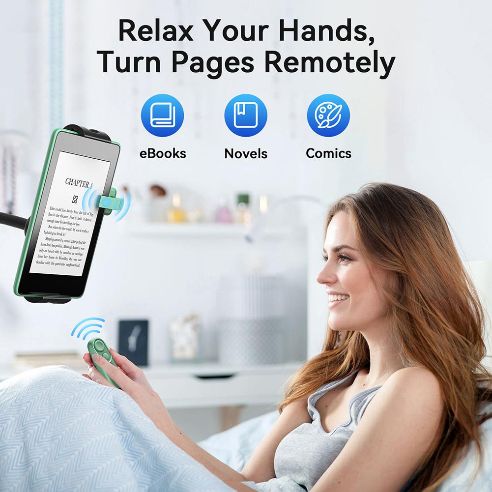 Multi-purpose Controller Phone Camera Video Record Remote Triggers Wireless Remote Control Page Turner Clicker